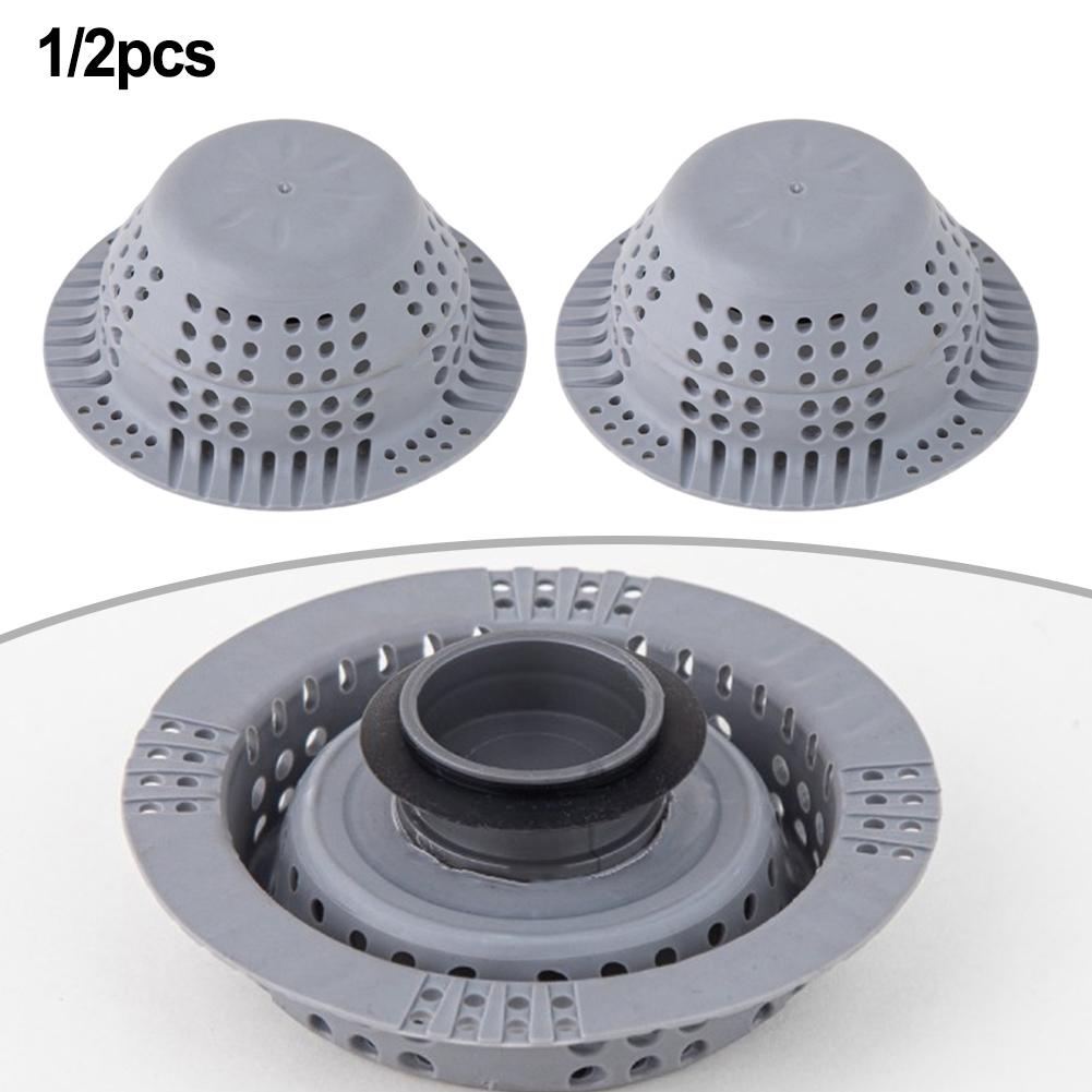 Silicone Hair Catcher Drain Protector with Collapsible Design for Shower and Bathtub Floor Drains To Trap Hair and Debris Easily