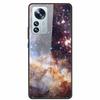 Luxus Hülle für Xiaomi 12T Pro Blumen Gehärtetes Glas Hülle für Xiaomi 12T TPU Stoßfänger Xiaomi 12 T Harte Schwarze Hülle Bunte Capa