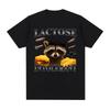 Lactose Intolerant Funny Raccoon Meme Graphic T-Shirt Men's Women Fashion Short Sleeve Summer Cotton Casual Oversized T Shirt
