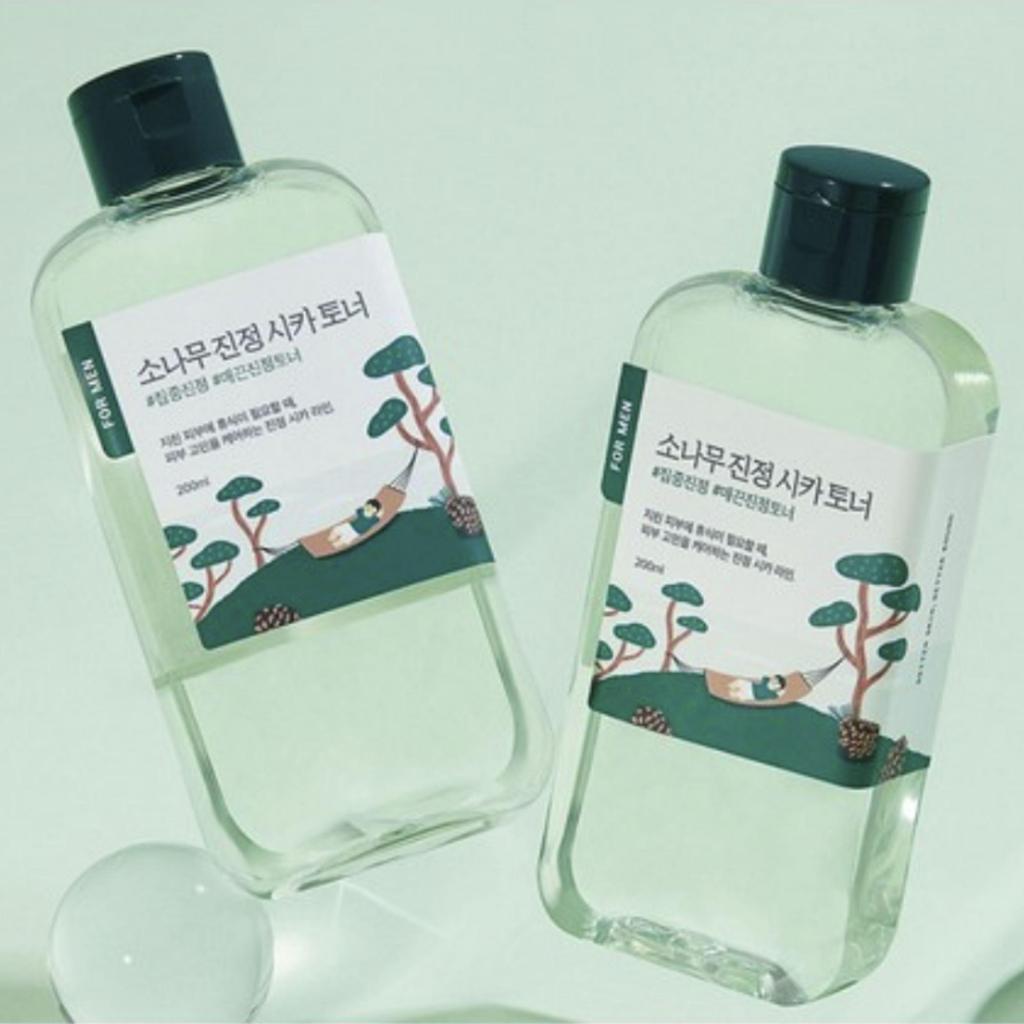 ROUND LAB Pour Hommes Tonique Apaisant Pin Cica 200ml