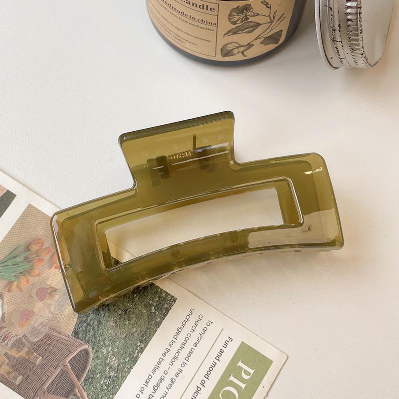 13cm Large Square Hair Claw Clip for Thick Hair – Updo Accessory for Girls