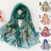 Lange Schals für Damen, weicher Seiden-Wickelschal, Chiffon-Schal, dünner, atmungsaktiver Schal