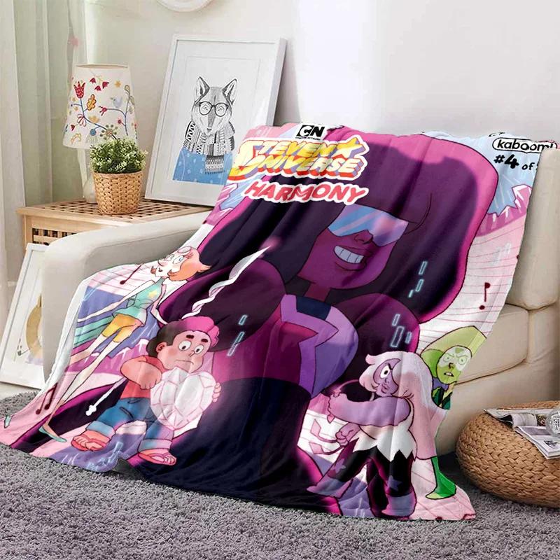 Soft Warm Anime Curly Hair Steven Universe Living Room Sofa Cover Carpet for Beds Decoration and Picnic Blanket for Kids