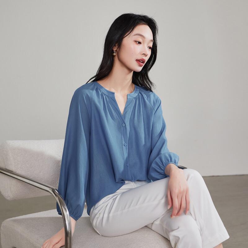 SOFSIL Women s French Commuter Long-Sleeve Shirt S