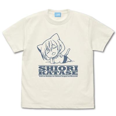 [Official] 2D COSPA TV Anime "The Story of My Little Senior At My Company" My Senior At My Company Is a Small Cat T-Shirt, Vanilla White, Size M
