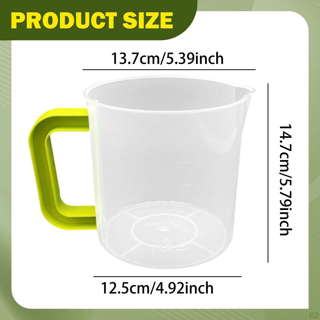 Messkrug durchsichtig 1,5L Multifunktions-Messbehälter für Saft
