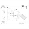 Modern white wall sconce, movable fluted spotlight for bedroom, reading, 1xGU10 10W KARBON, Sollux Lighting