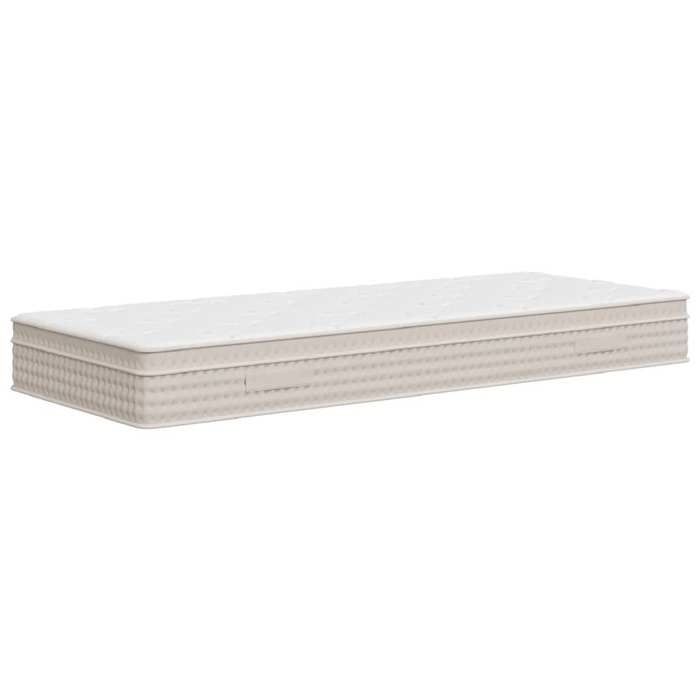 VidaXL Medium Pocket Spring Mattress, Hybrid Foam Mattress with Zipper, Single Bedroom Mattress 372875