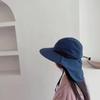 Unisex Summer Wide Brim Waterproof and Quick-drying Panama Caps Outdoor Visor Bucket Hats Mesh Breathable Sun Hat with Neck Flap