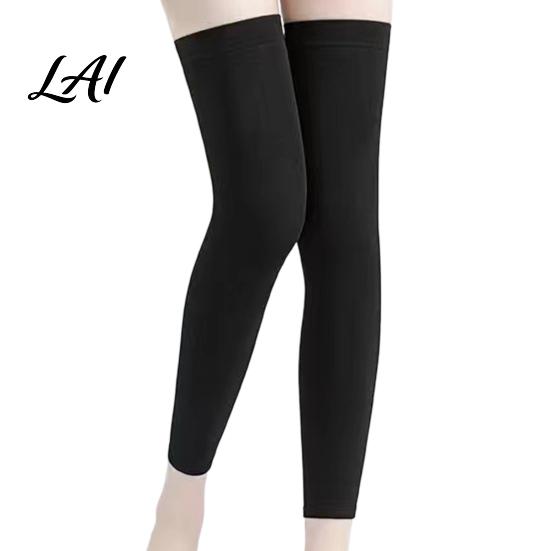 Extended Knee Warmers Soft for Cold Protection Breathable Cotton Leg Sleeves Anti Pads Slip Warmers Elastic Thermal Autumn Winter Unisex Sleeves