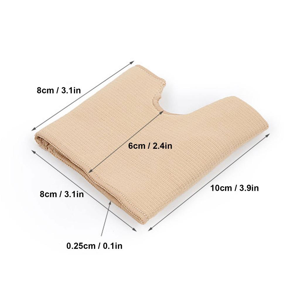 2 Pairs U Shaped Forefoot Sleeve High Elastic Comfortable Forefoot Pads
