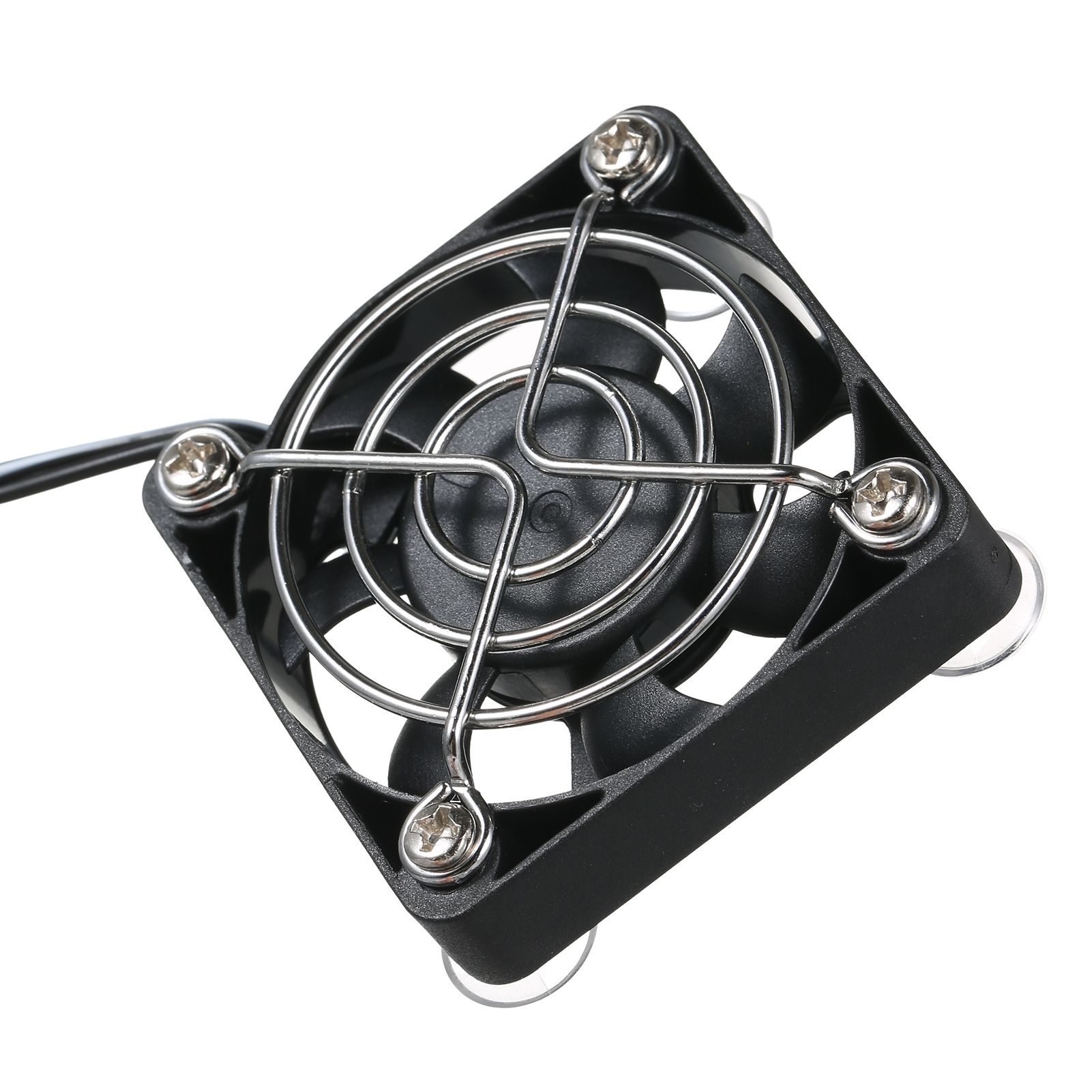 

Dioche Heat Dissipation Fan, 5cm Mobile Phone Smartphone Tablet Portable Design Fast Cooling with 4 Suction Cups