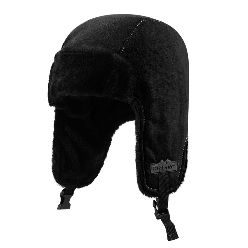 Clape Pilot Warm Cold Weather Ear Perfect for Snow and Midwinter Outdoor Work Cap, Fleece-Lined, Protection, Flaps, Waterproof, Commuting, Shoveling,