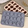 Rabbit Shape Easter Silicone Mold Non-stick Cake Decor Mold Baking Tools DIY Candy Mold  Kitchen