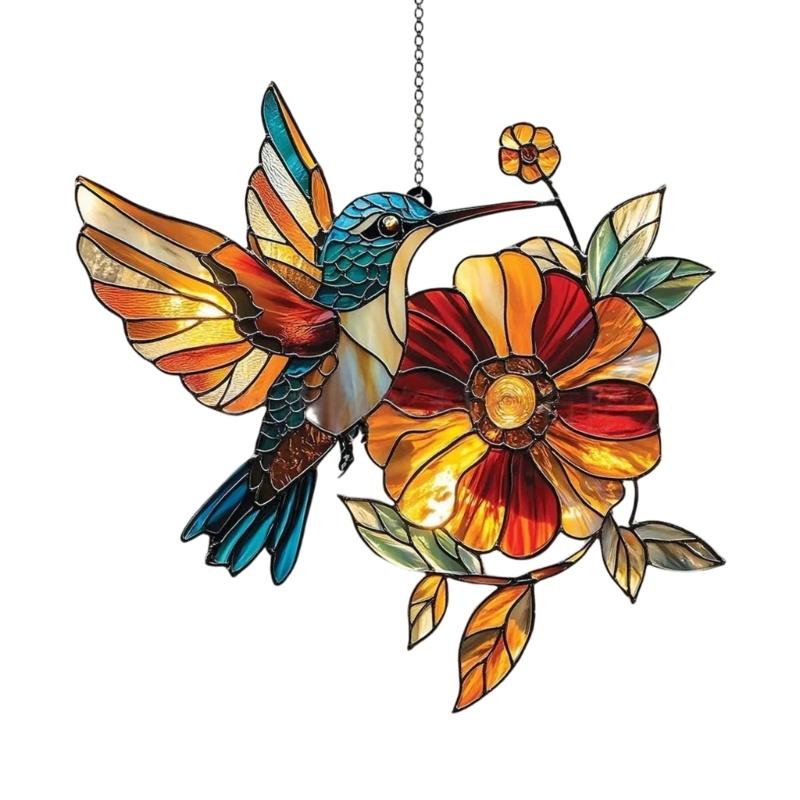 Langlebiger Acryl Kolibri Sonnenfänger Für Den Außenbereich Wind- Und Sonnenlichtbeständig Ohne Ausbleichen
