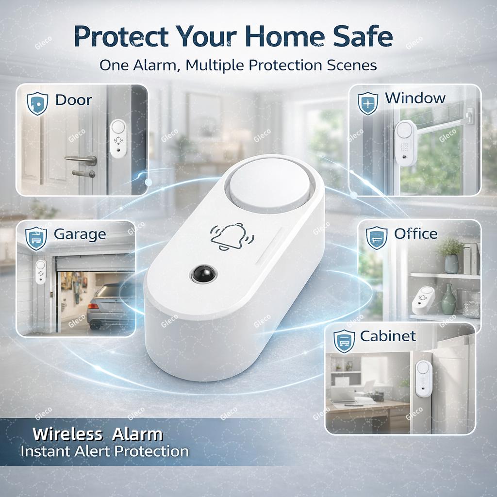 Zigbee Siren Alarm 110dB Vibration Sensor Optional TUYA Smart Life&2MQTT Smart Home Security Detector Required Zigbee Gateway