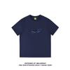 Pure Cotton Summer American Retro Front Shoulder Short-sleeved T-shirt Women's New Design Sense Niche Cartoon Half-sleeved T-shirt
