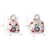Santa Claus Christmas Eve Snack Packaging Bag Elk Snowman Reusable Drawstring Tote Bag Christmas Wrapping Bags
