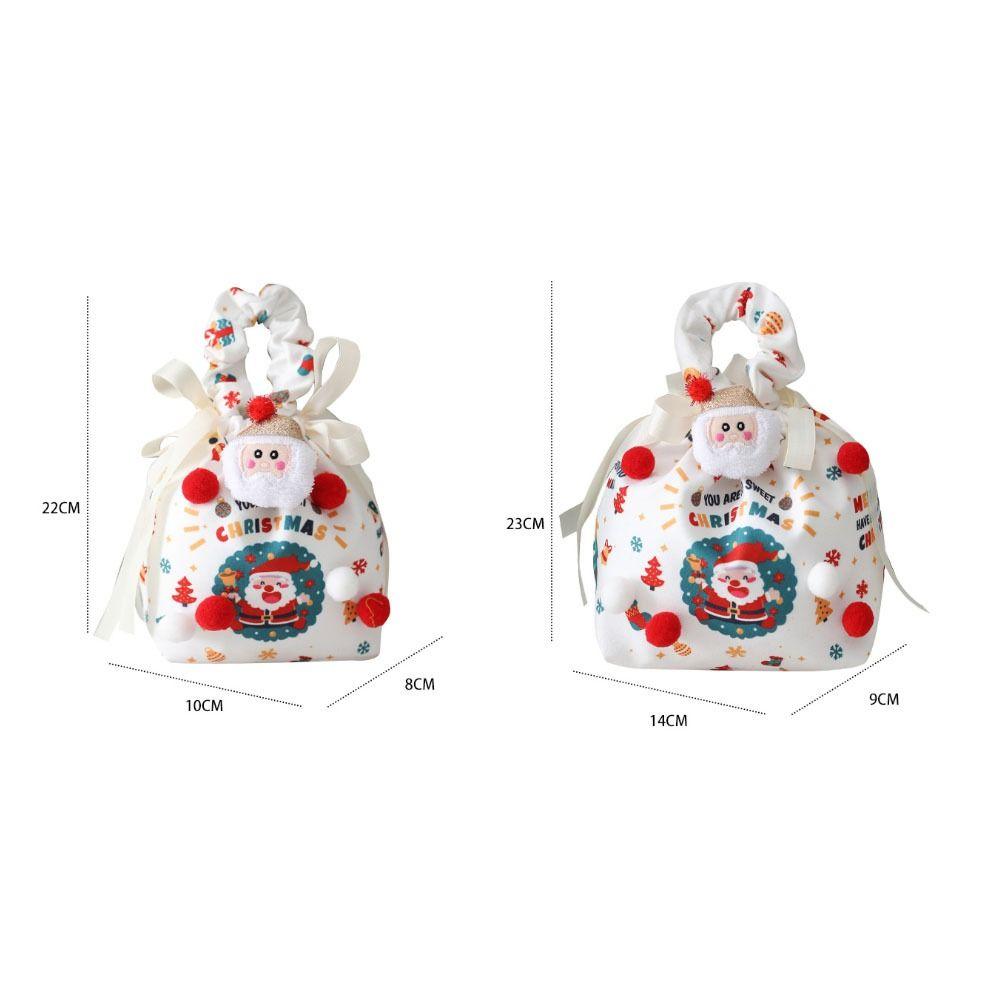 Elk Snowman Christmas Wrapping Bags Santa Claus Xmas Gifts Bags  Merry Christmas Decor