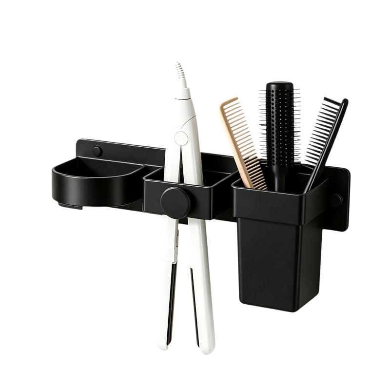 NEW Hair Dryer Holder Wall Mount Hair Straightener Curling Plastic Storage Rack Multifunctional Tools Organizer Bathroom
