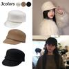 Winter Elegent Women Wool Beret Hat Vintage British Solid Color Painter Hat Soft Warm Outdoor Coldproof Ski Hike Knights Hat