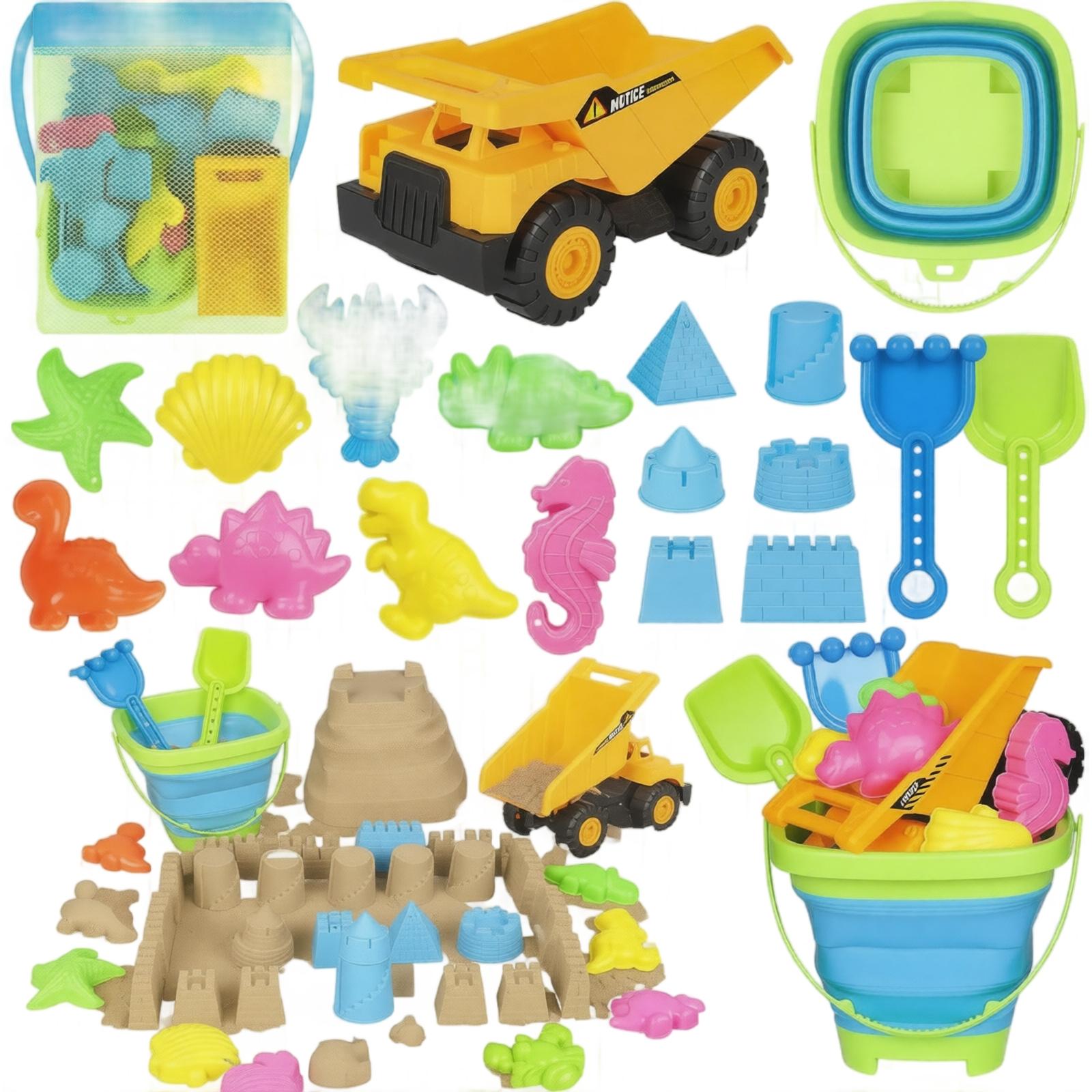 Kids Beach Toy Set with Foldable and Digging Tools for Outdoor Play One Size