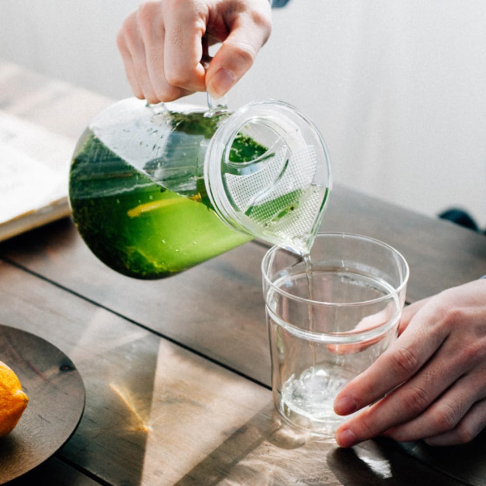 Hario Lidless Teapot, Clear, Simple, 450ml, FNC-45-T