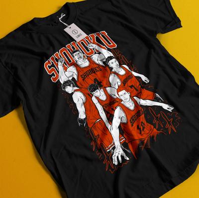 Koszulka Slam Dunk Koszulka Slam Dunk Drużyna Koszykówki Anime Hanamichi Koszulka Ryota Akira