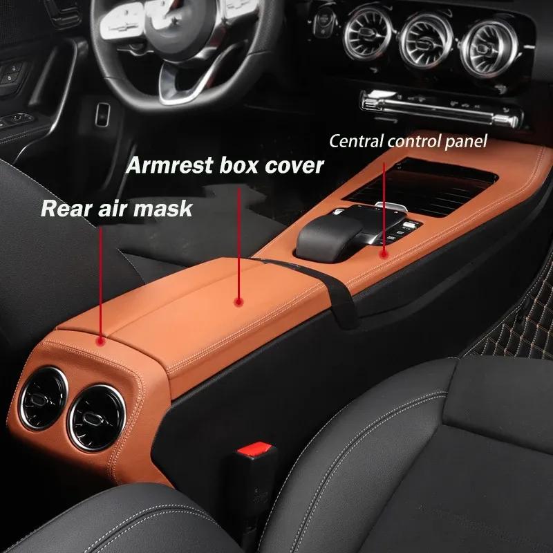 Pour Mercedes Benz GLA/GLB220/A200L Autocollant Décoratif Panneau de Commande Centrale CLA/EQA/EQB Film Protecteur Intérieur