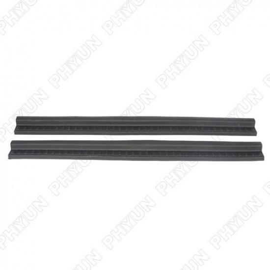 2x Door Sill Entry Guard Scuff Plate Cover Black For Jeep Wrangler TJ 1997-2006