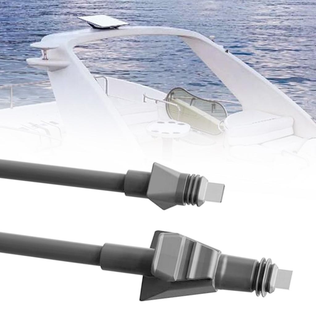 75FT 23 Meters Satellite Cable Copper Coring Rubber Housing IP68 Satellite Extension Cord for Flat