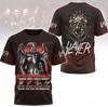 Popular Rock Band Slayer T-shirts 3D Print Men Women Casual Short Sleeve Round Neck T Shirt Oversized Tees Tops Unisex Clothing