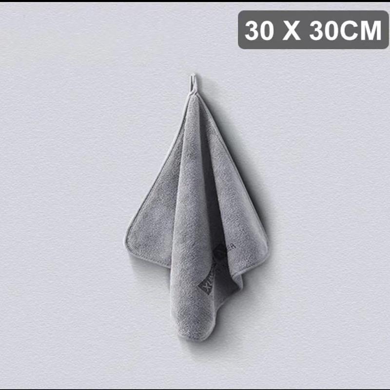 

High-End Microfiber Car Wash Towel Fine Cleaning Drying Cloth with Folded Edge for Car Care