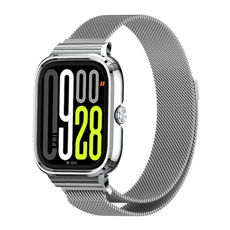 Carcasă de protecție cu brățară metalică cu buclă magnetică pentru Redmi Watch 5, brățară pentru redmi watch 4, curea de ceas pentru redmi watch 5, husă de protecție