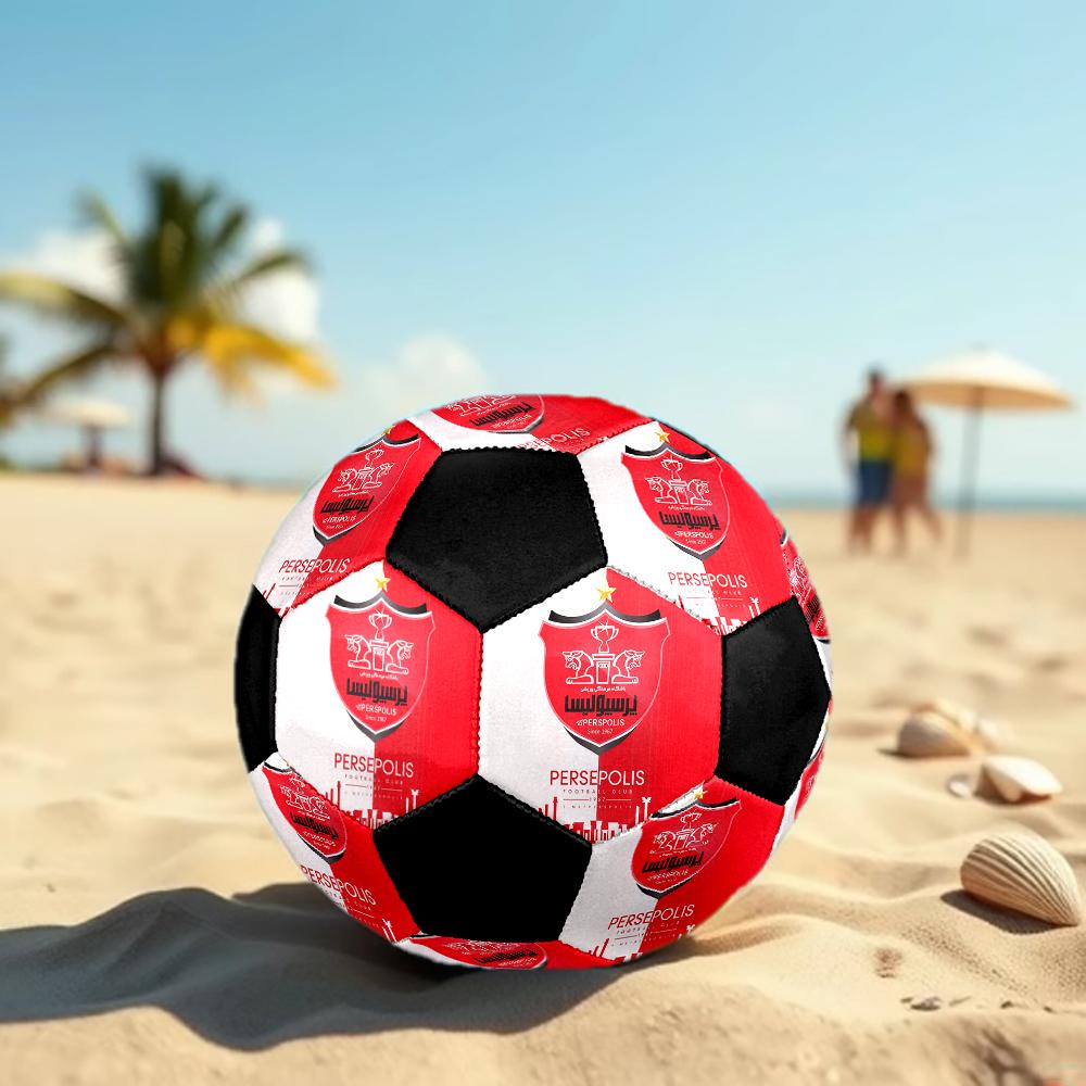 SIZE 5 Persepolis FC Soccer Ball Colorful All Ages Machine Stitched PVC Competition Ready Durable High-Bounce