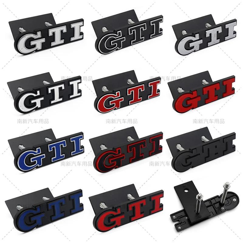 YKPSC1 3D Metal GTI Grill Emblem Badge Rear Trunk Decal Car Sticker for Volkswagen VW Golf 5 6 7 8 MK2 MK3 MK4 MK5 MK6 MK7 Accessories