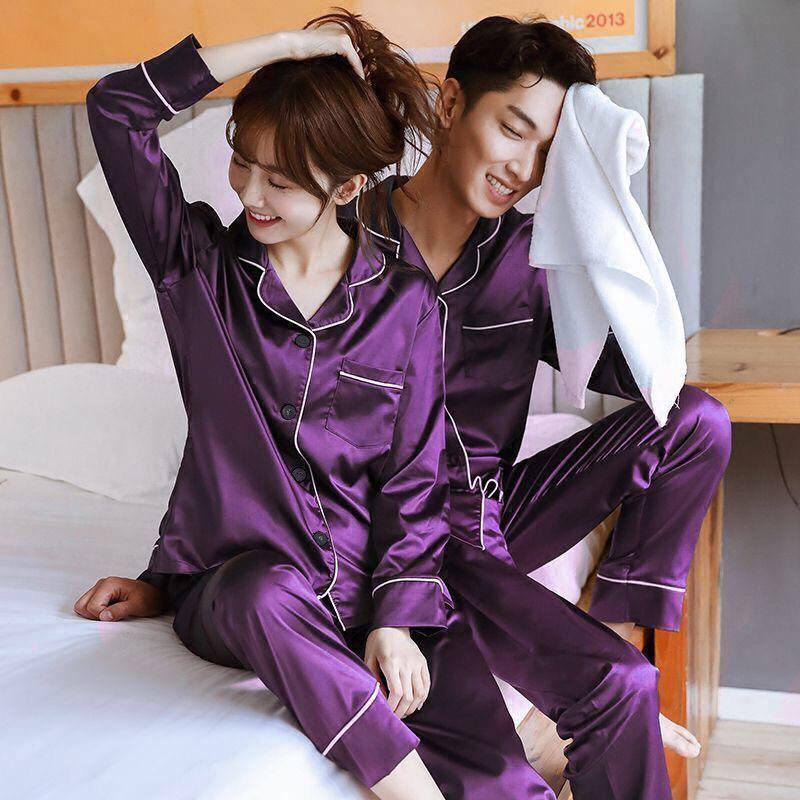 Fabrik Paar Pyjama Damen Sommer Dünne Eis Seide Sommer Kurzarm Shorts Hauskleidung Herren Anzug Atmungsaktive Eis Seide