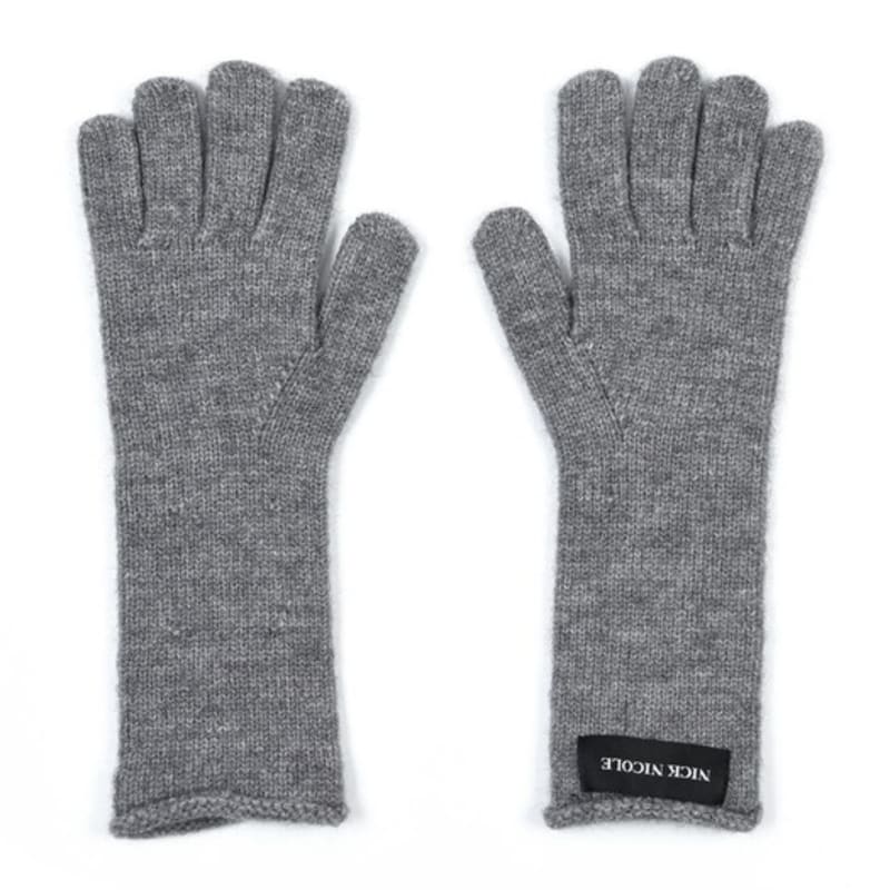 

nick&NICOLE NICOLE RIBBED KNIT GLOVES_CHARCOAL ONE