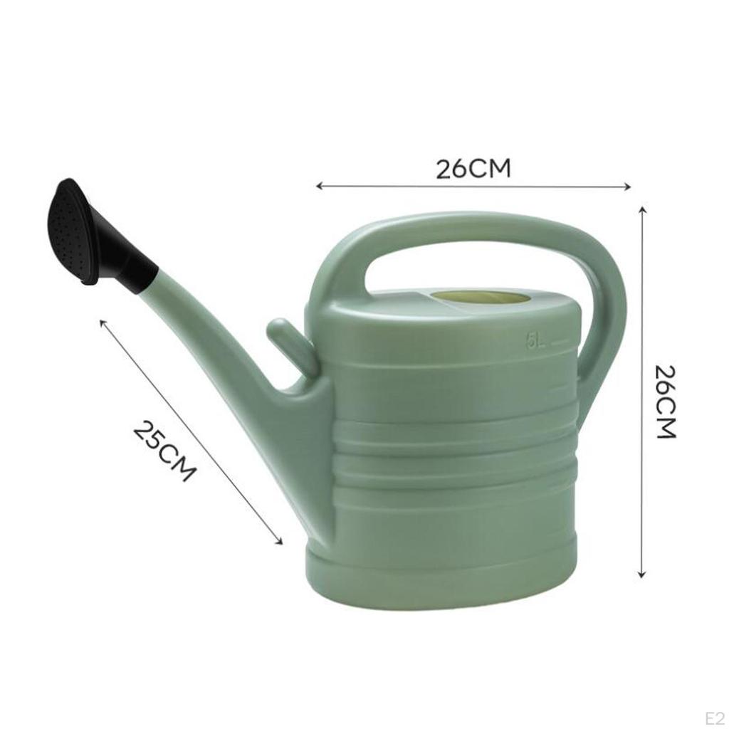 Watering Can 5L Lightweight Large Mouth Opening Indoor Garden Plant Accessories Pot