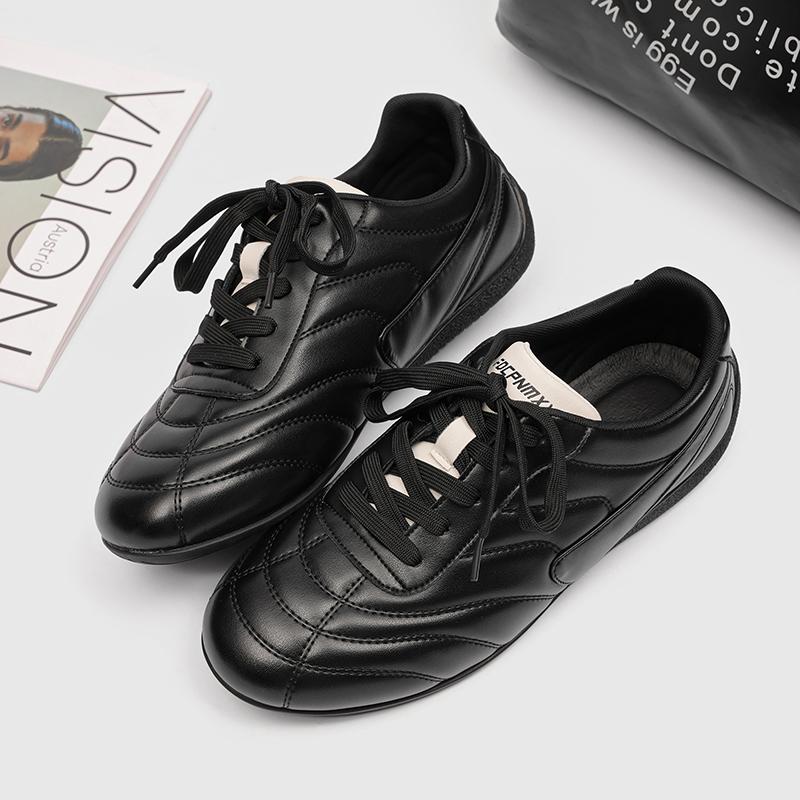 Fashion Outdoor Men's Leather Shoes Sneakers Trend Casual Shoes Leisure Male Tenis Masculino Non-slip Sports Footwear Lace-Up Trainers