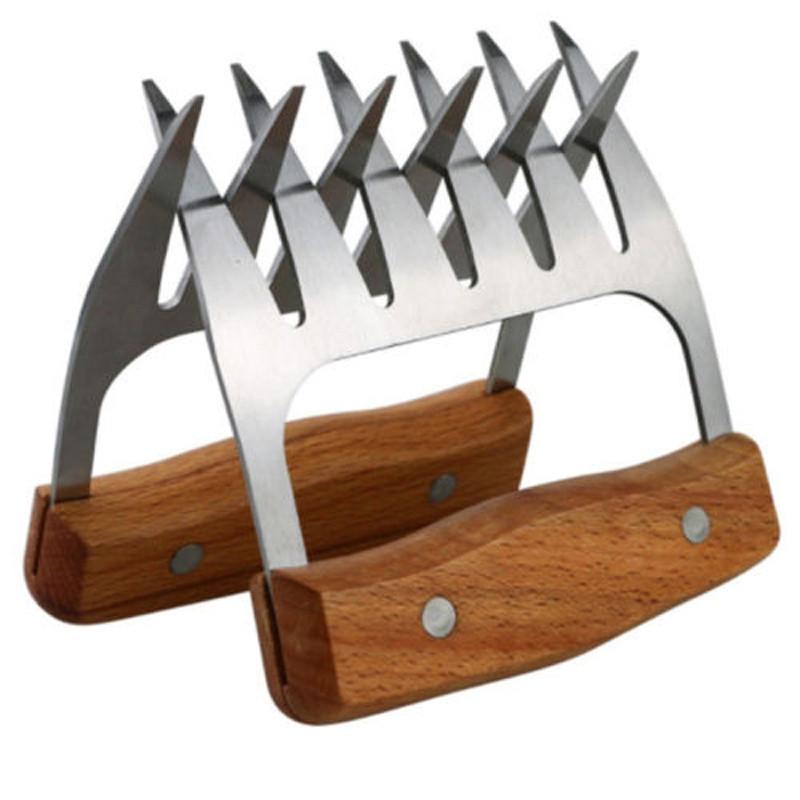 Meat Metal Claws Handler Fork Tongs Pull Shred Pork Toss Shredder Bbq