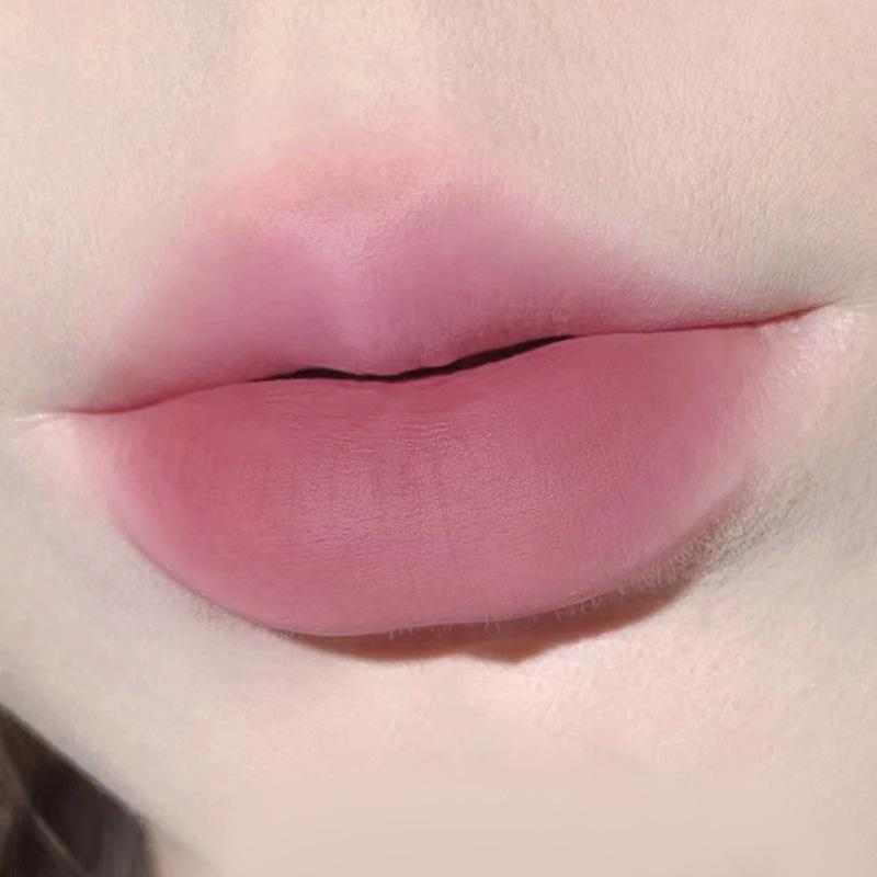 Silky matte matte lipstick, matte velvet, whitening, long-lasting, silky color, not easy to stain lipstick