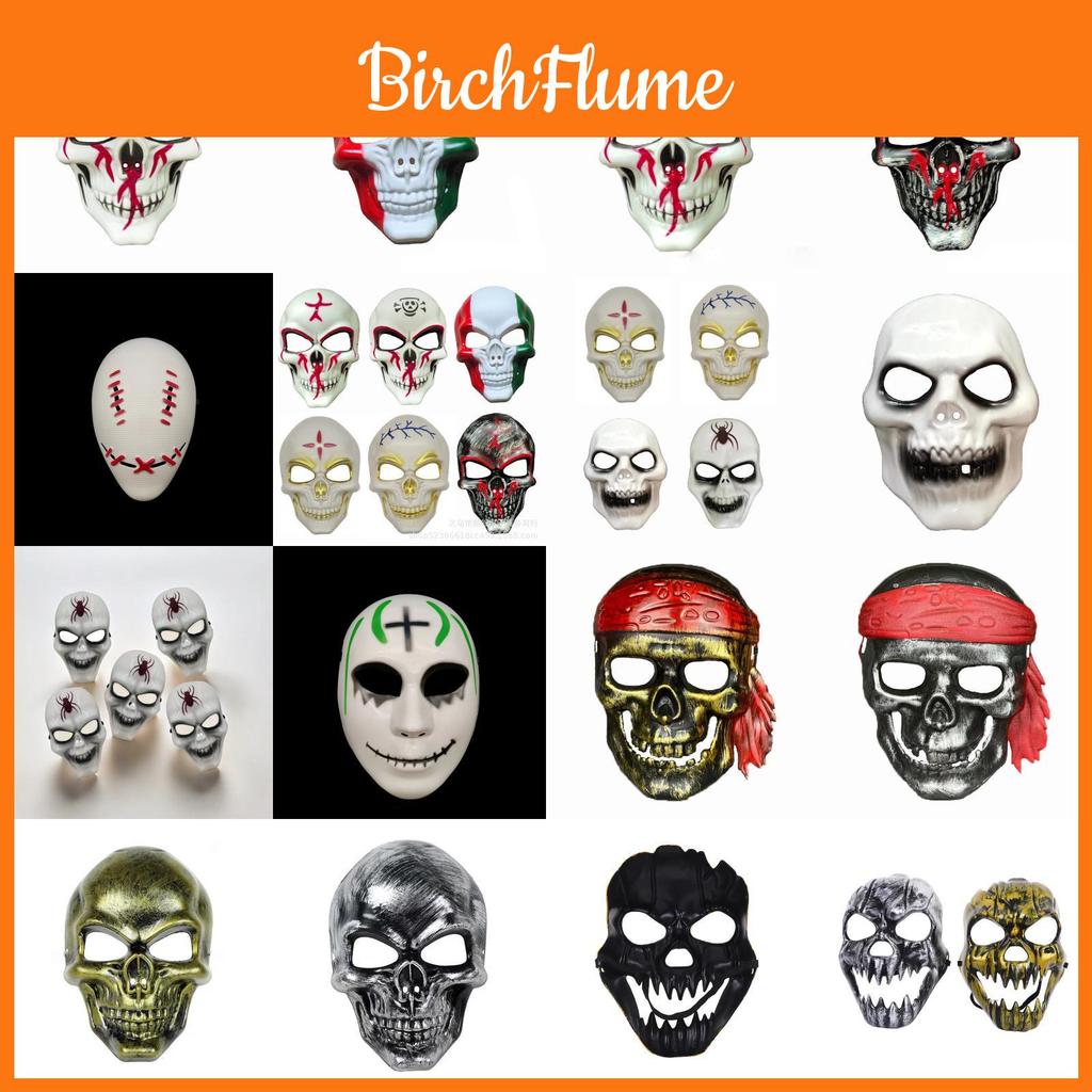 Terrifying Plastic Skeleton Masks For Halloween Cosplay Party Decorations Wholesale