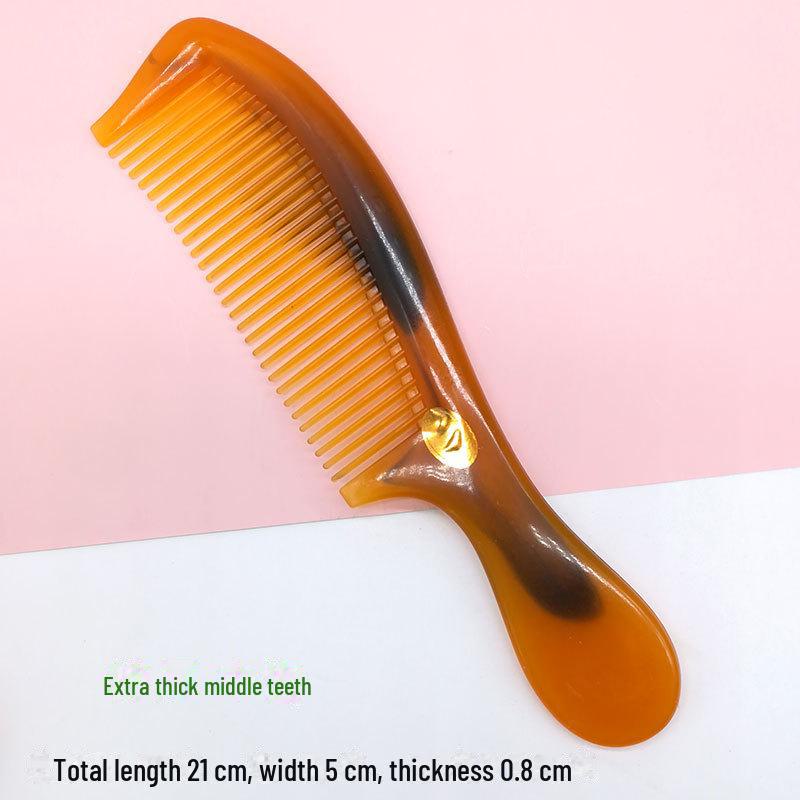 

Расческа для длинных волос у женщин - очень густые, широкие и средние зубцы - большой пластик, мягкий, не повреждает волосы Standard