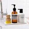 Diatomaceous Earth Water-Absorbing Drainage Tray Bathroom/Kitchen Countertop Soap Dish Sponge Storage Mat White 2PCS