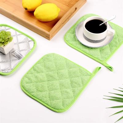 Microwave Oven Gloves Kitchen High Temperature -Scalding Thick Cotton Gloves (Set Of 2)
