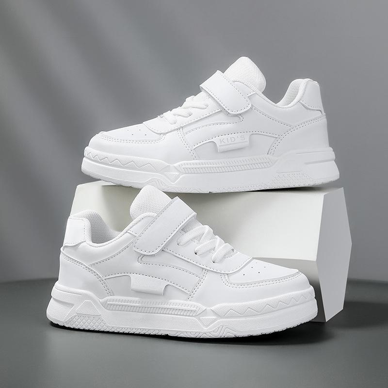 

Одноклассники Девочки Осень и Зима Кеды на платформе 2025 Новые Кроссовки для мальчиков Кампус Маленькие белые туфли Беговые кроссовки для детей среднего и старшего возраста 29