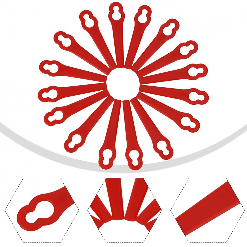 50pcs Fast Switchblades Grass Trimmer Blades Mower Replacement