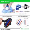 8Pcs/Set Precision Golf Balls Alignment Exerciser 4 Marking Stencils Golf Ball Marker Pen  Gymnasium