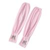 Women’s UV Protection Arm Sleeves, Cute Bunny Print Ice Silk Cooling Sleeves, Breathable Thin Summer Sun Sleeves for Cycling Running Outdoor